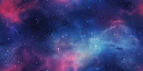 Obraz premium AI Generated. AI Generative. Color bright abstract space cosmic galaxy universe background with many stars decoration. Graphic Art