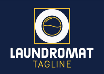 Washing or laundry minimalist Wash laundry machine Good for business illustration of wash machine laundry