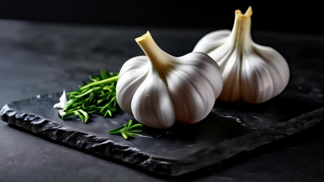  Fresh garlic bulbs ready to enhance your culinary creations