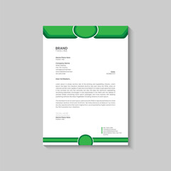 Letterhead design template for any purposes