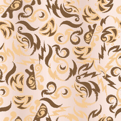 abstract seamless motif fabric patterns, abstract ikat, carpet, fabric, batik	
