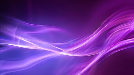 abstract purple neon waves on a dark background
