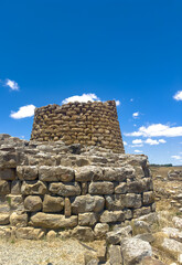 Nuraghe Piscu, Suelli, consists of a truncated cone tower and is one of the most beautiful nuraghi
