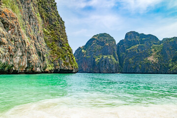 Maya Bay in island Ko Phi Phi Leh, Thailand