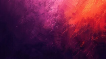 Obraz premium moody gradient background deep purple red orange and black hues abstract