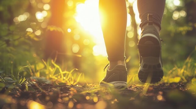peaceful spiritual walk in nature with soft bokeh christian meditation and prayer contemplative lifestyle photography