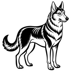illustration of a dog