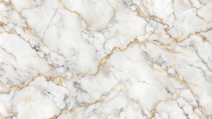 Golden Veined White Marble Pattern Background