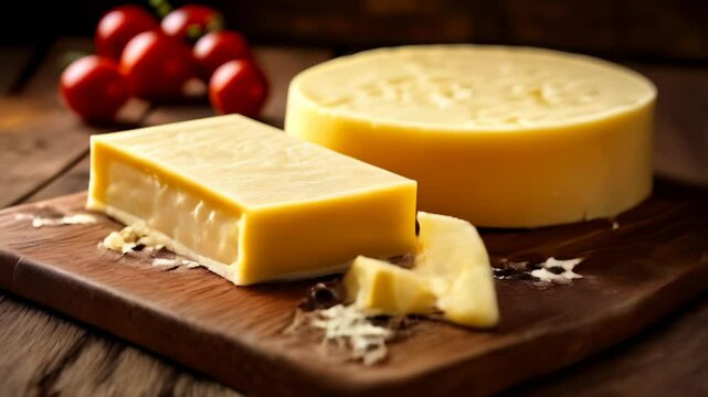  Deliciously ripe cheese ready for a culinary adventure