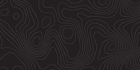 Black topology topography vector art abstract background digital shapes contour map texture