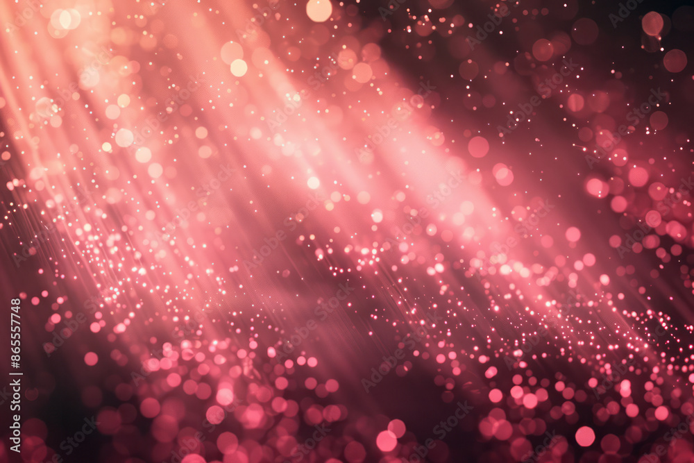 Poster elegant transition from maroon to blush pink with faint sparkling particles, perfect for sophisticat