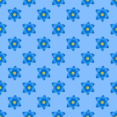 seamless pattern with flowers