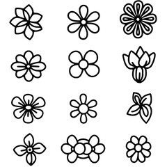 flower, flower silhouette, flower outline, herb svg, herb png,floral, pattern, vector, set, nature, flowers, design, illustration, art, seamless, spring, summer, decoration, plant, ornament, collectio