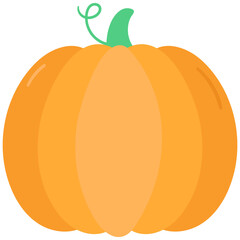 Kid hand drawn cute healthy food vegetables pumpkin