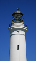 Beacon of the Hirtshals Fyr, lighthouse in Denmark.