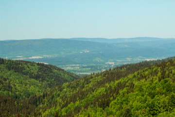 Śnieżnik, widok na Masyw Śnieżnika