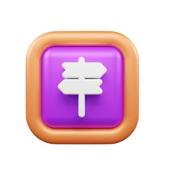 Obraz premium User Interface 3d icon illustration or User interface web and apps icon