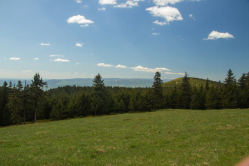 Śnieżnik, widok na Masyw Śnieżnika