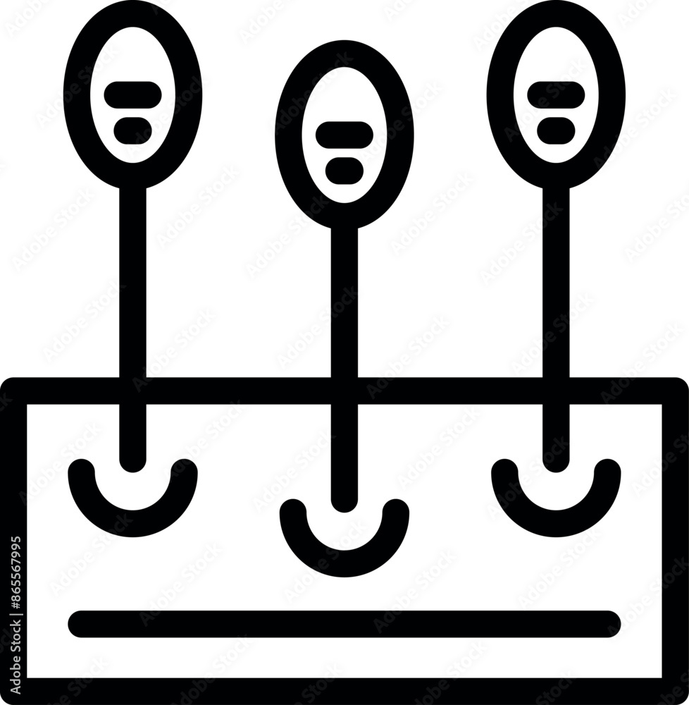 Poster electronic device showing three sensors collecting data from circuit board