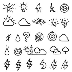 Storm icon, electricity icon, flash icon, lightning icon, thunder icon, thunderstorm icon, weather icon, danger icon, illustration icon, bolt icon, light icon, thunderbolt icon, climate icon, stroke i