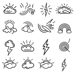 Storm icon, electricity icon, flash icon, lightning icon, thunder icon, thunderstorm icon, weather icon, danger icon, illustration icon, bolt icon, light icon, thunderbolt icon, climate icon, stroke i