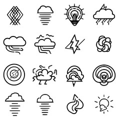 Storm icon, electricity icon, flash icon, lightning icon, thunder icon, thunderstorm icon, weather icon, danger icon, illustration icon, bolt icon, light icon, thunderbolt icon, climate icon, stroke i