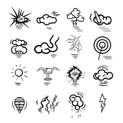 Storm icon, electricity icon, flash icon, lightning icon, thunder icon, thunderstorm icon, weather icon, danger icon, illustration icon, bolt icon, light icon, thunderbolt icon, climate icon, stroke i
