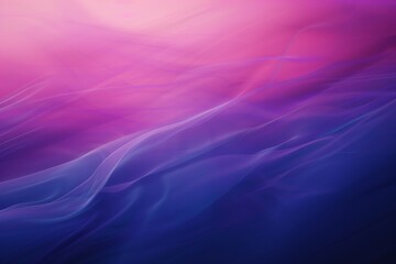 Obraz premium Abstract purple and blue background with blurred waves