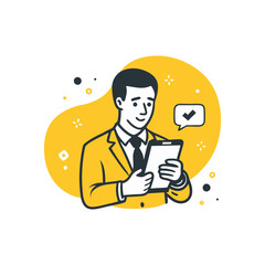 person with a cup of coffee