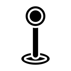 Location Marker Vector Glyph Icon design