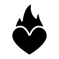 Passion Vector Glyph icon design