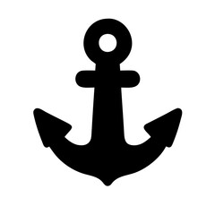 anchor on a white background