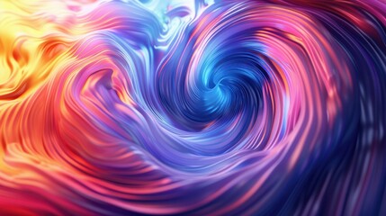 Obraz premium A vibrant and dynamic business flyer showcasing a modern company's logo against a backdrop of swirling abstract colors, capturing the essence of innovation and creativityeb