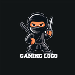 gaming hand drawing vintage logo