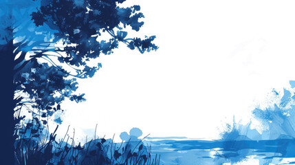 watercolor illustration, vintage postcard, Estonia Independence Restoration Day, natural abstract background, texture of oil paint, copy space, free space for text