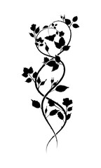 Naklejka premium ornament roses weave pattern for typography vector