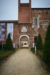 Urban scene in the streets of Novara