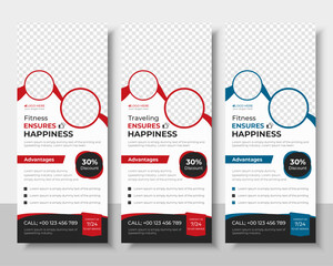  Creative Corporate and Real Estate Roll Up Banner Design