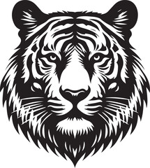 Tiger Silhouette vector illustration