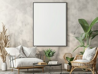 An urban-inspired space boasting a stark white canvas against a textured background, ideal for abstract wallpaper and potential best-sellers