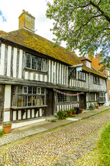 Willkommen im Südosten von Großbritannien in der wunderschönen Kleinstadt von Rye mit seinem malerischen Schloss - East Sussex - Vereinigtes Königreich