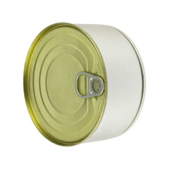 tin can isolated from background