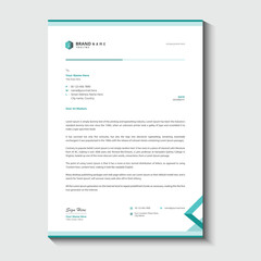 Vector letterhead template