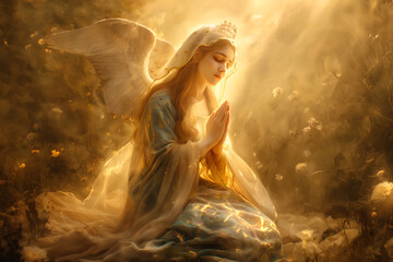 Archangel Gabriel comes for Annunciation