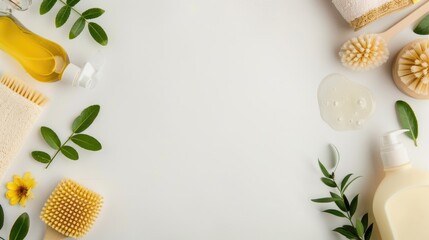 A cleaning spray bottle and fresh lemons are arranged on a white background. Lemon juice is visible on the surface
