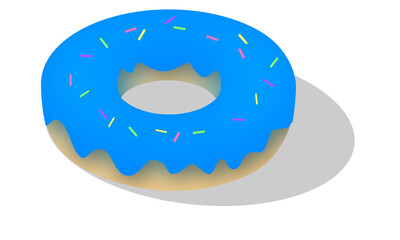 Donut - Isometrische Ansicht