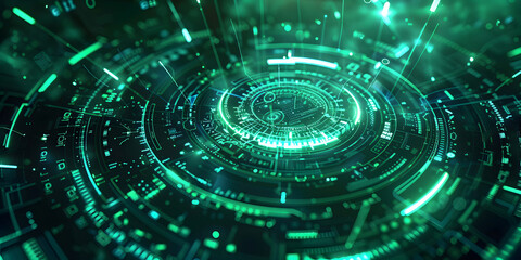 Virtual abstract background