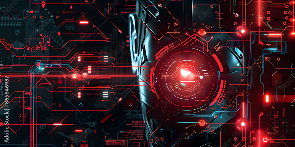 Poster virtual abstract background