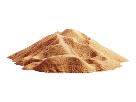 Summer sand beach objects isolated