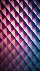 Obraz premium Checkerboard squares transition on a pink-to-magenta gradient